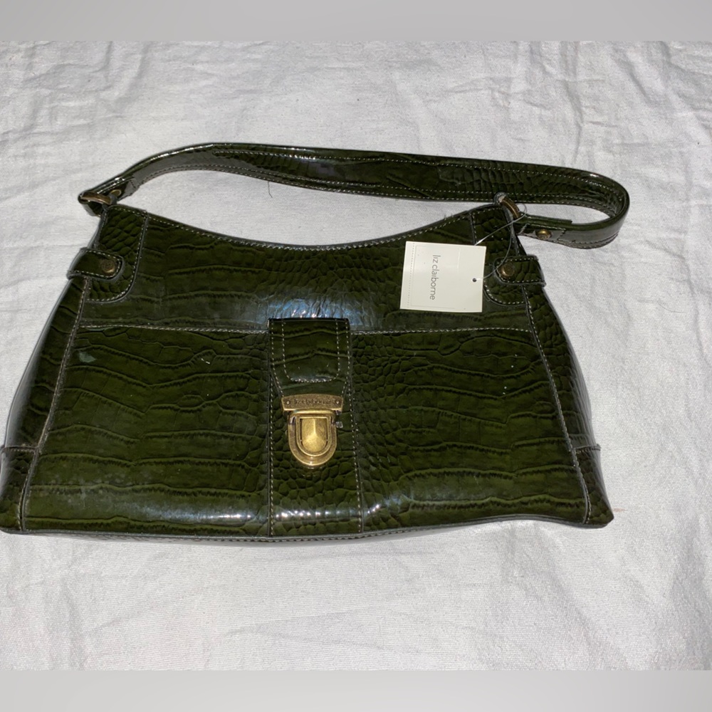 Liz Claiborne purse green NWT